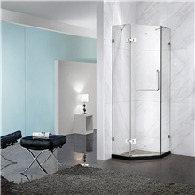 Customized tempered glass shower box free standing shower cubicle