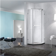 Free Standing Frameless Tempered Glass Shower Cabinet