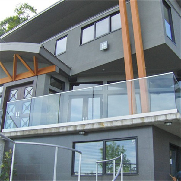 Side Mount Glass Railing U channel Glass Balustrade Balcony Railing