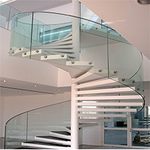 Modern Appearance Elegant Design Solid Wood Stairs Treads Spiral Staircase Prefabricated 
